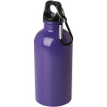 Oregon 400 ml RCS-zertifizierte, einwandige Trinkflasche aus Edelstahl mit Karabinerhaken, Lila