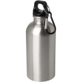 Oregon 400 ml RCS-zertifizierte, einwandige Trinkflasche aus Edelstahl mit Karabinerhaken, Silber
