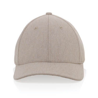 Logotrade Firmengeschenke das Foto: Milo AWARE™ 6-Panel-Heather-Kappe