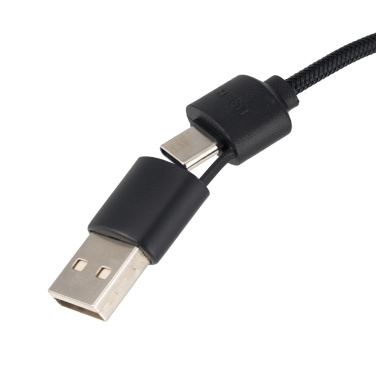 Logotrade Logogeschenke das Foto: Großes Kabel 4in1 mit beleuchtetem Logo - i5w