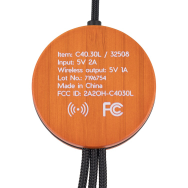 Logotrade werbemittel das Foto: Großes Kabel 4in1 mit beleuchtetem Logo - i5w