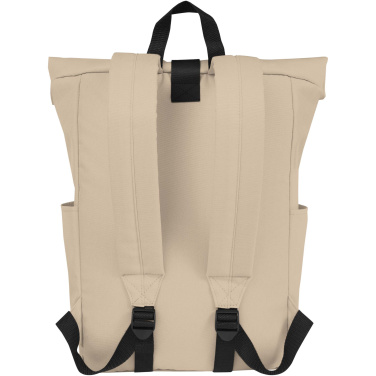 Logotrade Werbeartikel das Foto: Byron 15,6" GRS RPET Roll-Top Rucksack 18 L