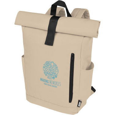 Logotrade Geschäftsgeschenke das Foto: Byron 15,6" GRS RPET Roll-Top Rucksack 18 L