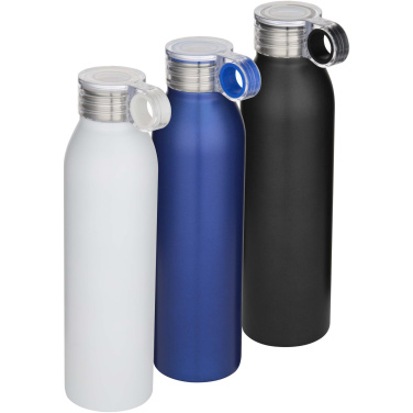 Logotrade Logogeschenke das Foto: Grom 650 ml RCS-zertifizierte Trinkflasche aus recyceltem Edelstahl