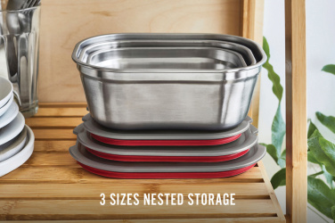 Logotrade Firmengeschenke das Foto: Black+Blum 3-tlg. Mealprep Box Set - klein, medium, groß