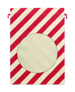 Logotrade Logogeschenke das Foto: Beutel mit Kordelzug Xmas