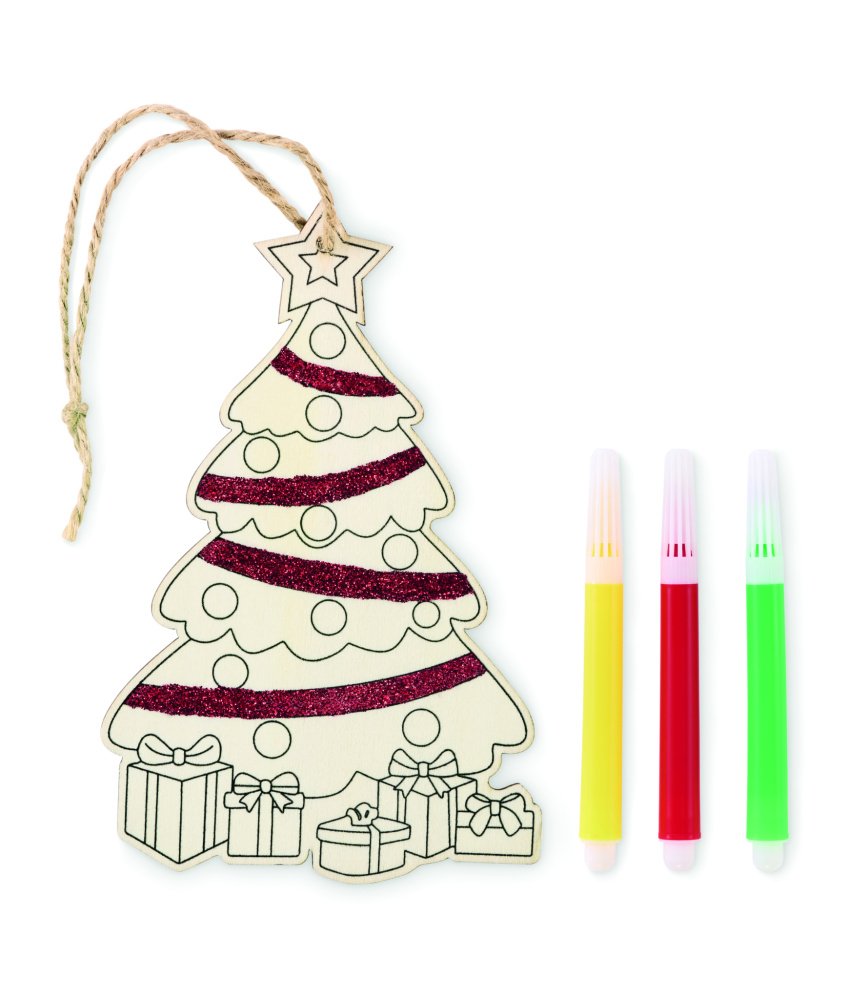 Logotrade werbemittel das Foto: Weihnachtsschmuck Tanne
