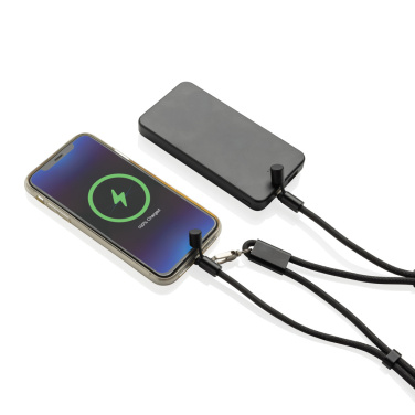 Logotrade Geschäftsgeschenke das Foto: LoopAmp verstellbares 60W Telefonkabel aus RCS rPET