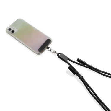 Logotrade Werbeartikel das Foto: LoopAmp verstellbares 60W Telefonkabel aus RCS rPET