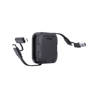 Logotrade Geschäftsgeschenke das Foto: Urban Vitamin San Jose 100W-Halter mit einziehbarem Kabel