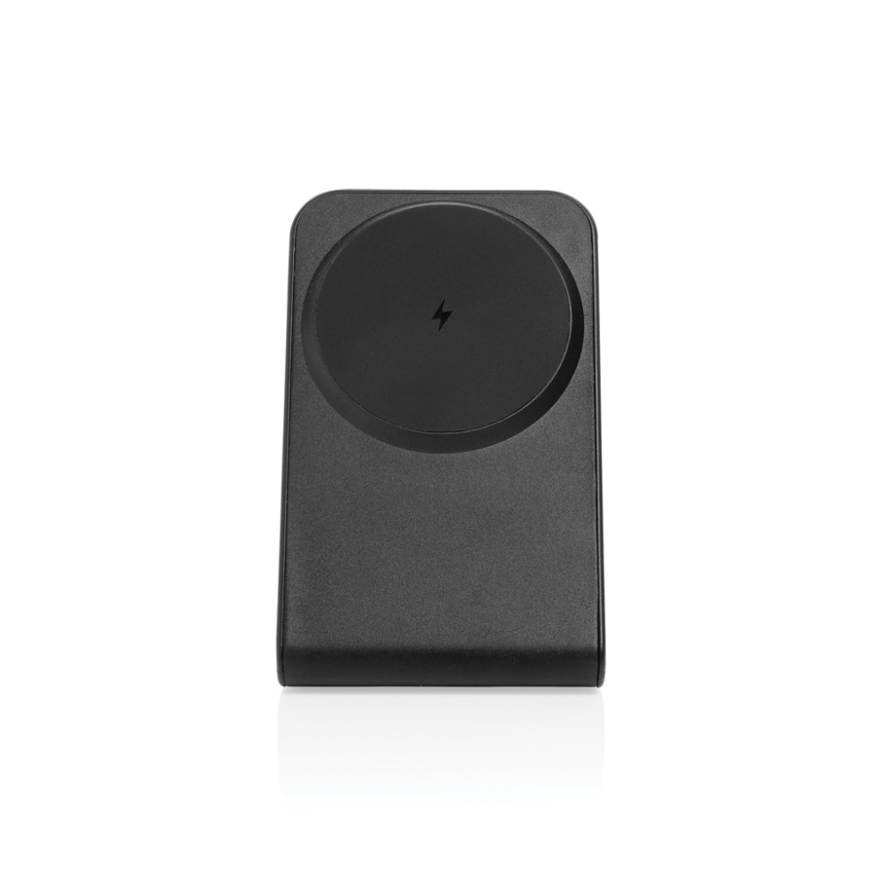 Logotrade werbemittel das Foto: VoltPerch 15W magnetischer Wireless Charger aus RCS rec. ABS