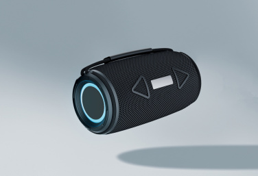 Logotrade Werbeartikel das Foto: Prisma 16W IPX4 Speaker aus RCS rec. rPET