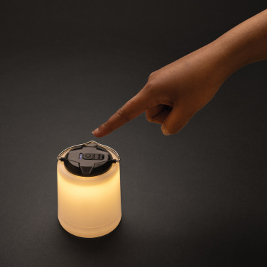 Logotrade werbemittel das Foto: Limio tragbare wiederaufladbare Tischlampe aus RCS rec. ABS