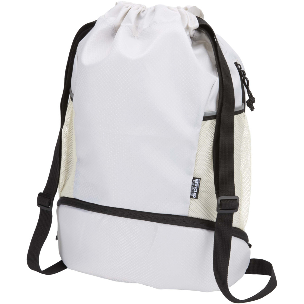 Logotrade Werbeartikel das Foto: Nomad GRS-recycelter Sportbeutel mit Bodenfach 18 L