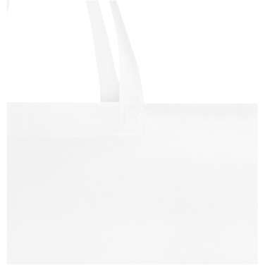 Logotrade Werbegeschenke das Foto: EcoSeal GRS-recycelte Nonwoven Tragetasche mit Zeitenfalten 12 L