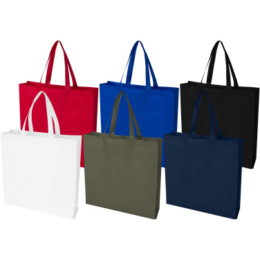 Logotrade Logogeschenke das Foto: EcoSeal GRS-recycelte Nonwoven Tragetasche mit Zeitenfalten 12 L