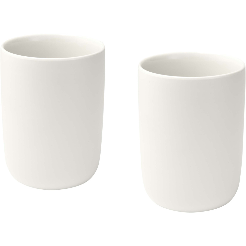 Logotrade Werbeartikel das Foto: Male 350 ml Keramiktassen – 2er-Set
