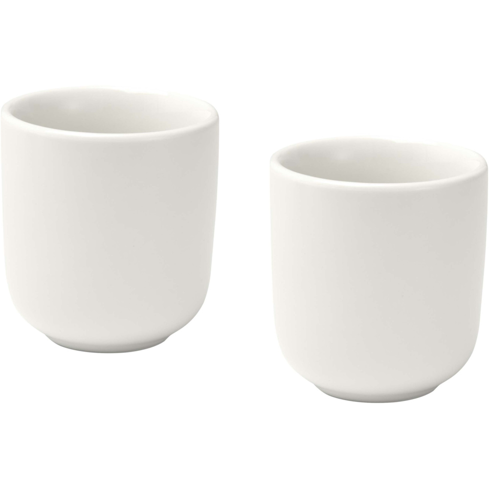 Logotrade Geschäftsgeschenke das Foto: Male 90 ml Keramik Espressotassen – 2er Set