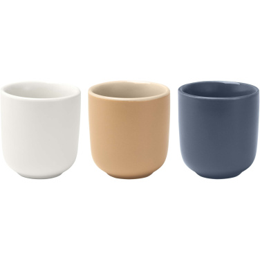 Logotrade Geschäftsgeschenke das Foto: Male 90 ml Keramik Espressotassen – 2er Set