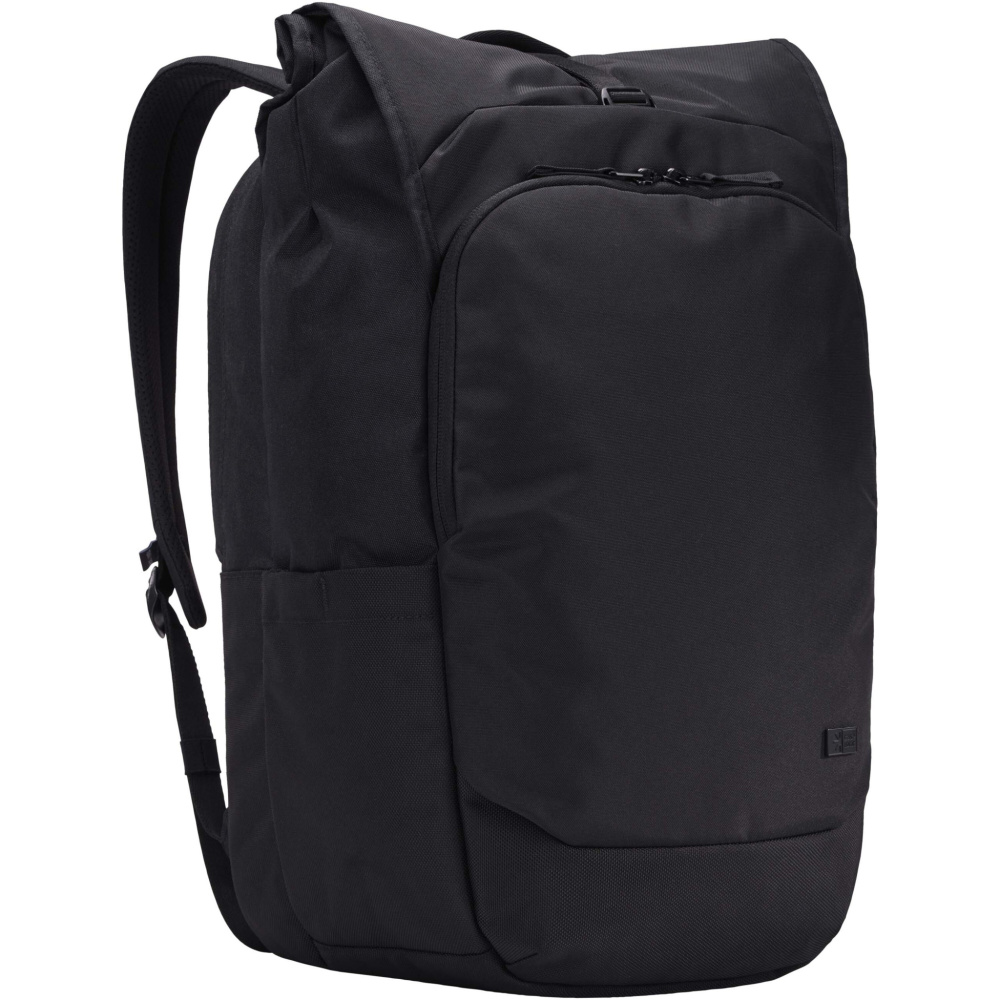 Logotrade Werbeartikel das Foto: Case Logic Variate 17" erweiterbarer Rolltop Laptop Rucksack aus recyceltem Material