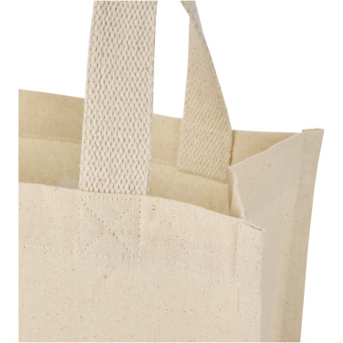 Logotrade Firmengeschenke das Foto: Odessa 9 L Mini-Tragetasche mit Bodenfalte aus 220 g/m² GRS Recyclingbaumwolle