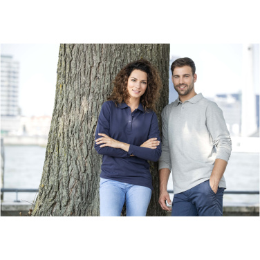 Logotrade Geschäftsgeschenke das Foto: Oakville Langarm Poloshirt für Herren