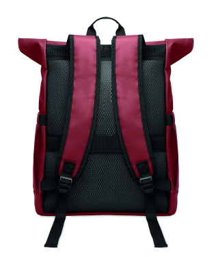 Logotrade Firmengeschenke das Foto: Rolltop-Rucksack 600D RPET