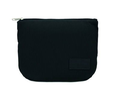 Logotrade Werbeartikel das Foto: Kosmetiktasche Kord-Polyester