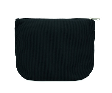Logotrade Geschäftsgeschenke das Foto: Kosmetiktasche Kord-Polyester