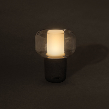 Logotrade Logogeschenke das Foto: Lux 10W Lautsprecherlampe aus RCS recyceltem Kunststoff