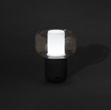 Logotrade Firmengeschenke das Foto: Lux 10W Lautsprecherlampe aus RCS recyceltem Kunststoff