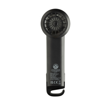 Logotrade Werbeartikel das Foto: Twist wiederaufladbarer tragbarer Ventilator aus RCS rABS