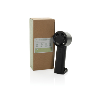 Logotrade werbemittel das Foto: Twist wiederaufladbarer tragbarer Ventilator aus RCS rABS