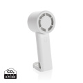 Twist wiederaufladbarer tragbarer Ventilator aus RCS rABS, Weiß