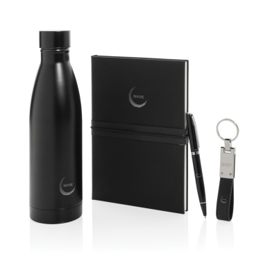 Logotrade Logogeschenke das Foto: Swiss Peak RCS Deluxe Business-Set mit Flasche