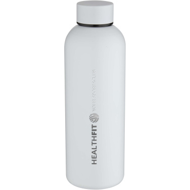 Logotrade Logogeschenke das Foto: Spring 750 ml RCS-zertifizierte einwandige Trinkflasche aus recyceltem Edelstahl