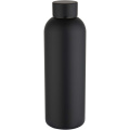 Spring 750 ml RCS-zertifizierte einwandige Trinkflasche aus recyceltem Edelstahl, Schwarz