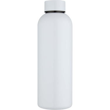 Logotrade Logogeschenke das Foto: Spring 750 ml RCS-zertifizierte einwandige Sublimation Trinkflasche aus recyceltem Edelstahl
