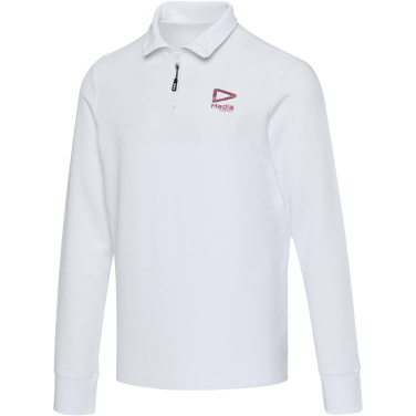 Logotrade Werbeartikel das Foto: Zeus Langarm Poloshirt Unisex mit Reißverschluss