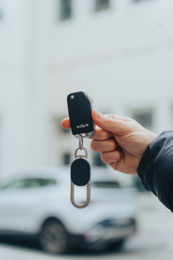 Logotrade Werbeartikel das Foto: Keyfinder Dual Schlüsselanhänger mit weltweiter Ortung