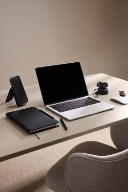 Logotrade Firmengeschenke das Foto: VINGA Baltimore 2-in-1 kabelloser 15W RCS Travel Charger