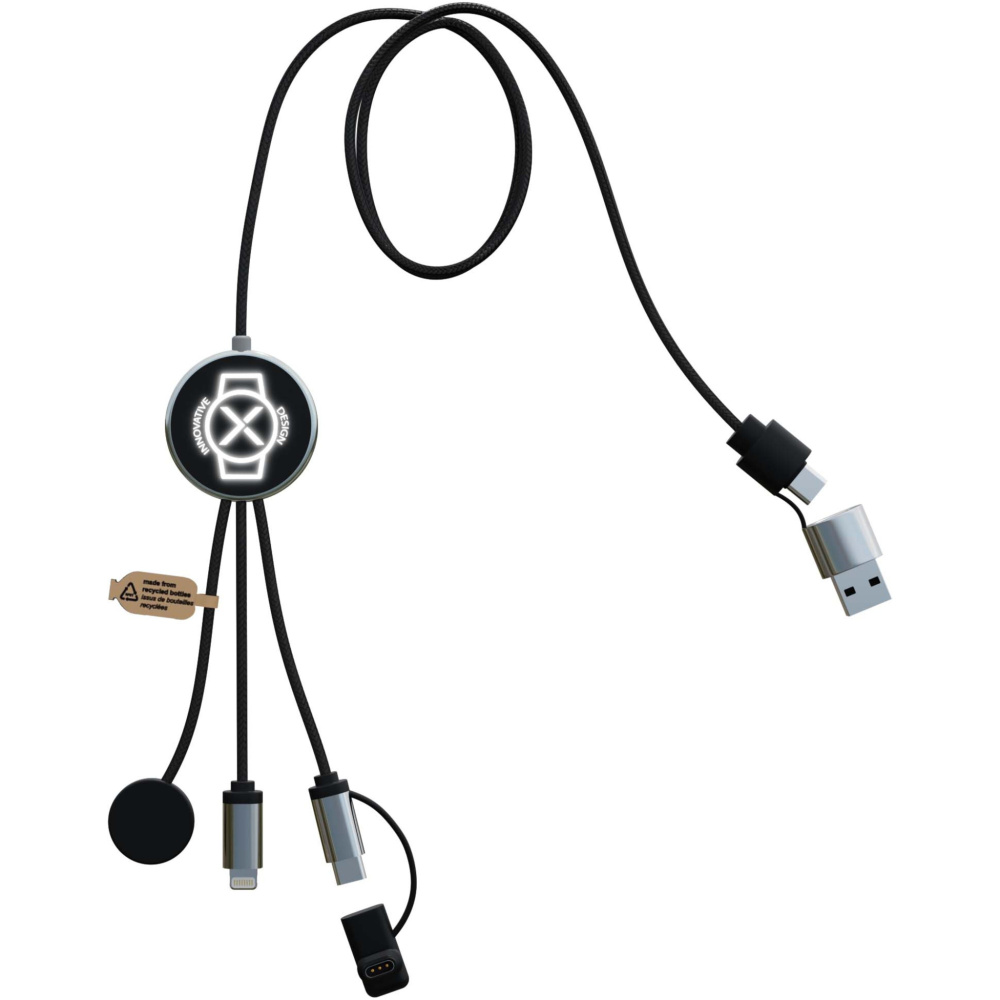 Logotrade Logogeschenke das Foto: SCX.design C34 7 in 1 Ladekabel für Smartwatches
