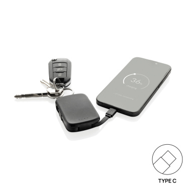 Logotrade Firmengeschenke das Foto: Nexo RCS Key-Chain-Powerbank 2.000mAh mit integr. Kabeln