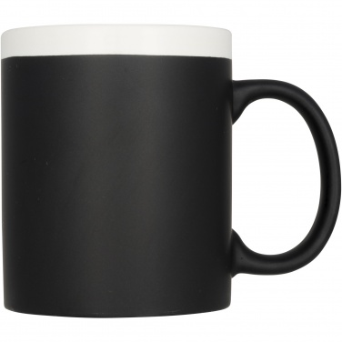 Logo trade advertising product photo of: Chalk-write 330 ml ceramic mug