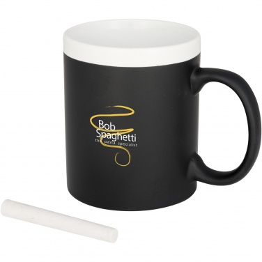 Logo trade promotional items image of: Chalk-write 330 ml ceramic mug
