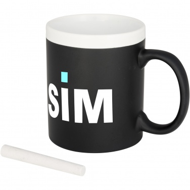 Logo trade promotional giveaways picture of: Chalk-write 330 ml ceramic mug