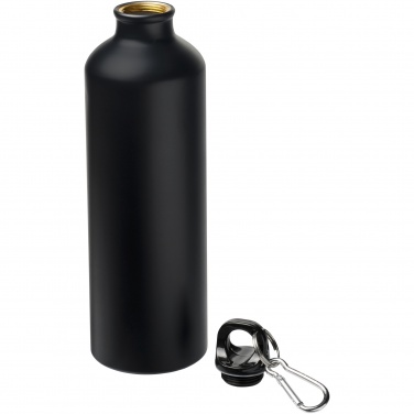 Logo trade corporate gifts image of: Oregon 770 ml matte water bottle with carabiner