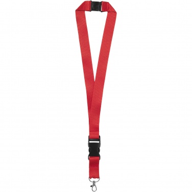 Logo trade promotional merchandise picture of: Yogi lanyard detachable buckle break-away closure