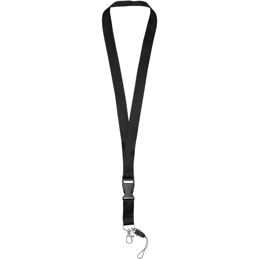 Logotrade advertising product picture of: Sagan phone holder lanyard with detachable buckle