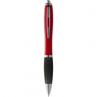 Logotrade promotional product picture of: Nash ballpoint pen coloured barrel and black grip